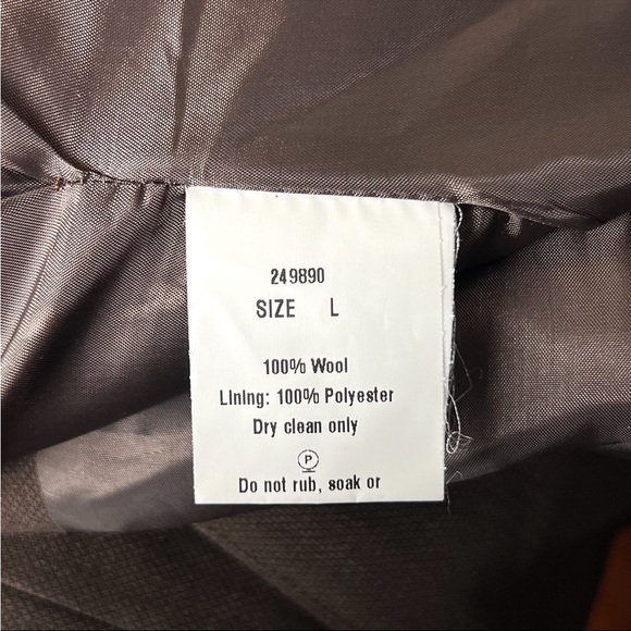 NWT BIANCA SPENDER Tie Waist Lightweight Wool Deadstock Long Duster Overcoat L - Picture 8 of 8